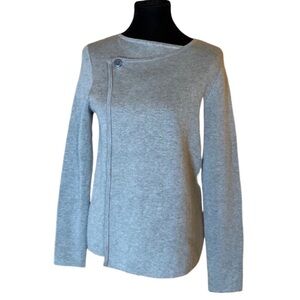Lands’ End Outfitters gray cardigan / wrap sweater Size Small New with tag